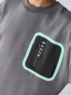 Baker by Ted Baker Ensemble sweat-shirt oversize à poche et joggings