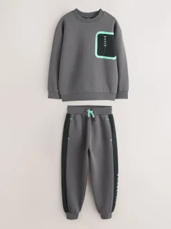 Baker by Ted Baker Ensemble sweat-shirt oversize à poche et joggings