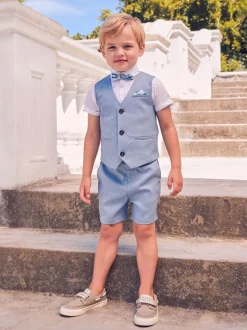 Baker by Ted Baker ensemble gilet et shorts bleu moyen