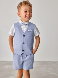 Baker by Ted Baker ensemble gilet et shorts bleu moyen