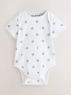 Baker by Ted Baker Lot de 3 bodys bleus à manches courtes