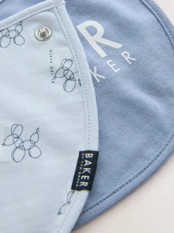 Baker by Ted Baker lot de 2 bavoirs bébé bleus