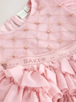 Baker by Ted Baker Rose 2 Pieces avec haut en maille à Sequins et jupe à volants