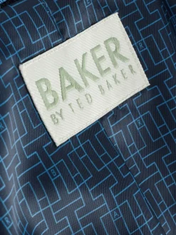 Baker by Ted Baker veste de costume en jersey bleu