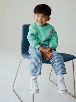 Bande bleue/blanche - Jean Barrel (3mois à7ans)