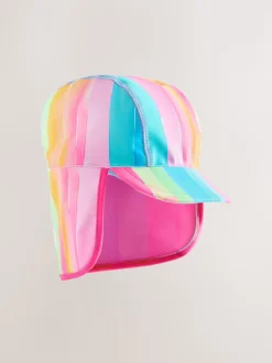 Bande d'arc-en-ciel - Chapeau de légionnaire de natation (3mths-10yrs)