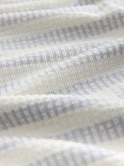 Bande grise - Pyjamas court texturé