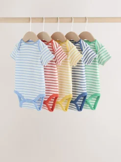 Bande lumineuse - Bodys pour bébés Manches courtes 5 Pack