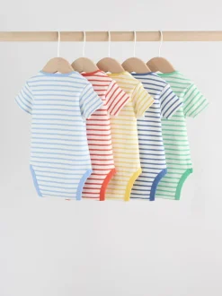 Bande lumineuse - Bodys pour bébés Manches courtes 5 Pack