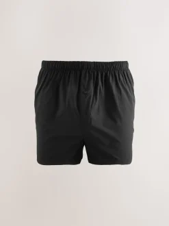 Bande noire - Lot de 4 - Boxers purs tissés