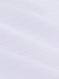 Bande rose - Chemise habillée à manches longues riche en coton