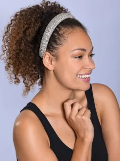 Bandeau Bibi Bijoux Argent à paillettes