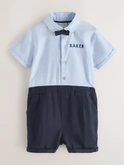 Barboteuse Baker by Ted Baker bleue élégante à nœud cravate