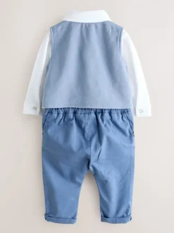 Barboteuse Baker by Ted Baker bleue élégante à nœud cravate