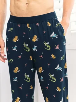 Bas de pyjama imprimé Chelsea Peers Wild dining