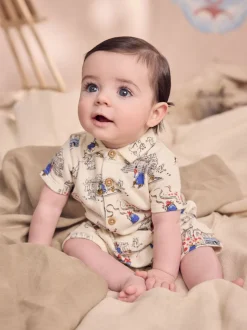 Bébé à col ours Paddington - Barboteuse Kidston 100% Cotton Cath