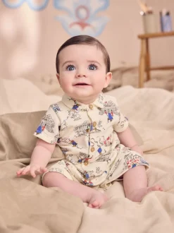 Bébé à col ours Paddington - Barboteuse Kidston 100% Cotton Cath