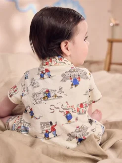 Bébé à col ours Paddington - Barboteuse Kidston 100% Cotton Cath