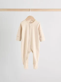 beige - Lot de 3 dors-bien bébé zippés (0-2ans)