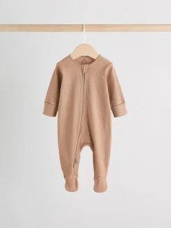 beige - Lot de 3 dors-bien bébé zippés (0-2ans)