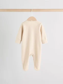 beige - Lot de 3 dors-bien bébé zippés (0-2ans)
