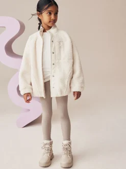 beige - Taille haute Leggings (3-16ans)