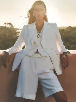 Bermuda Reiss Devon en mélange de lin