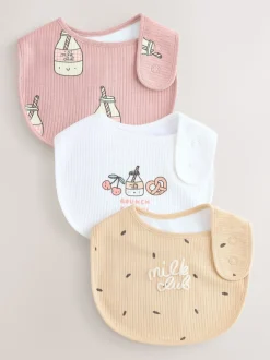 Berry Rose Nourriture Character - Bébé BIBS 3 Pack