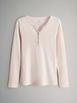 Berry/rayure/rose/blanc - The Set 4 Pack Ribbed Henleys Manches longues T-shirt