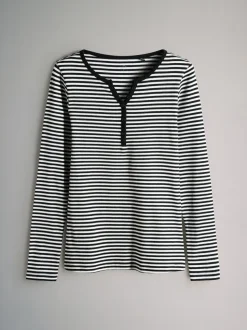 Berry/rayure/rose/blanc - The Set 4 Pack Ribbed Henleys Manches longues T-shirt