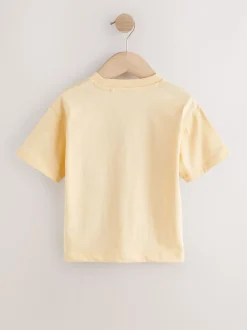 Bestie de Mama Jaune - Petit t-shirt graphique à manches courtes (3mois à7ans)