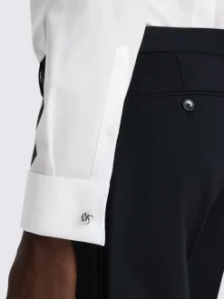 Blanc - Ajusté - Chemise MOSS Marcella à robe bavoir