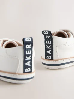 Blanc - Baker by Ted Baker Bébé garçon Born in 2026 Baskets Padders