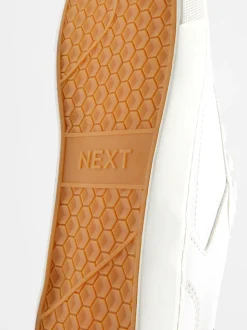 Blanc - Baskets basses à lacets