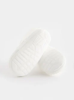 Blanc - Baskets BÉBÉ à Fermeture par contact (0-2mois)