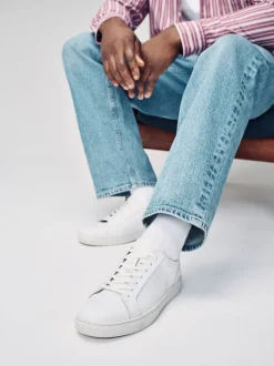 Blanc - Baskets en cuir