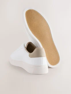 Blanc - Baskets longues Chic et décontracté