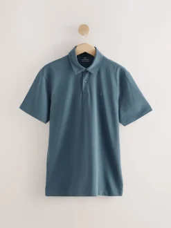 Blanc / Bleu / Neutre / Rose / Gris - Ajustement régulier - Polo en jersey Manches courtes 5 Pack