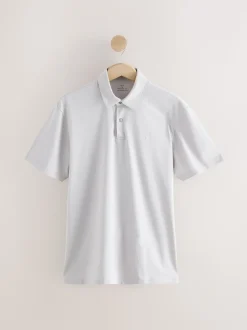 Blanc / Bleu / Neutre / Rose / Gris - Ajustement régulier - Polo en jersey Manches courtes 5 Pack