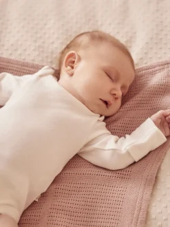 Blanc - Body MORI à encolure enveloppe à manches longues