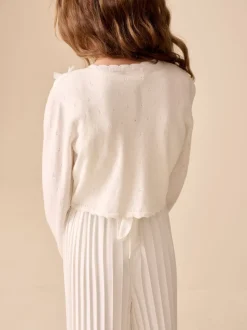 Blanc - Boléro Butterfly Occasion (3-16ans)