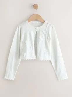 Blanc - Boléro Butterfly Occasion (3-16ans)