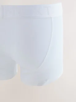 Blanc - Boxer A-Front en coton riche