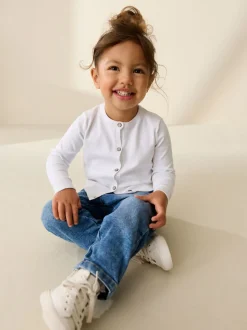 Blanc - Cardigan (3 à 10 ans)