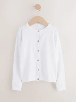 Blanc - Cardigan (3 à 10 ans)