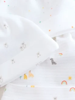 Blanc - Chapeaux à nouer pour bébé 3 paquet (0-12mths)