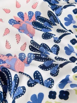 Blanc - Écharpe imprimée White Stuff Sophie