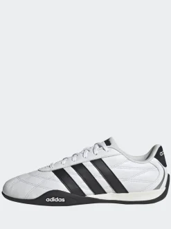Blanc - Chaussures adidas Adipista