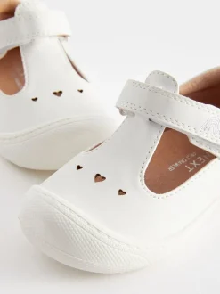 Blanc - Chaussures bébé style salomé