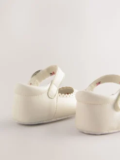 Blanc - Chaussures Mary Jane pour bébé (0-24mths)
